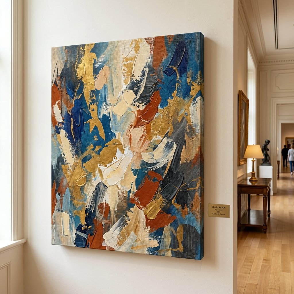Modern Abstract Floral Canvas Set (3 Pieces)